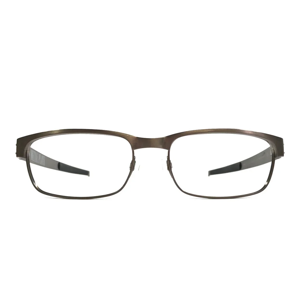 Oakley Eyeglasses Frames Metal Plate OX5038-0655 Brushed Chrome Gray 55-18-140
